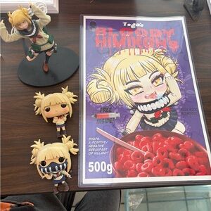 Toga Anime Figure and Poster Set